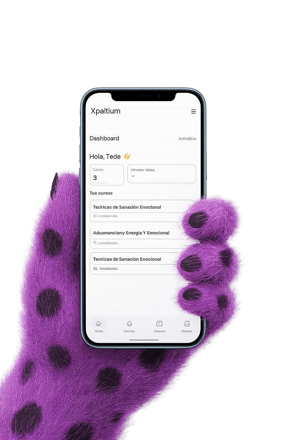 Vista de plataforma Xpatium